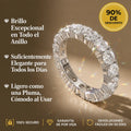 Elegancia Atemporal - Anillo de Eternidad con Moissanita Premium 🔥 Oferta Relámpago Final: 90% de Descuento 🎖️