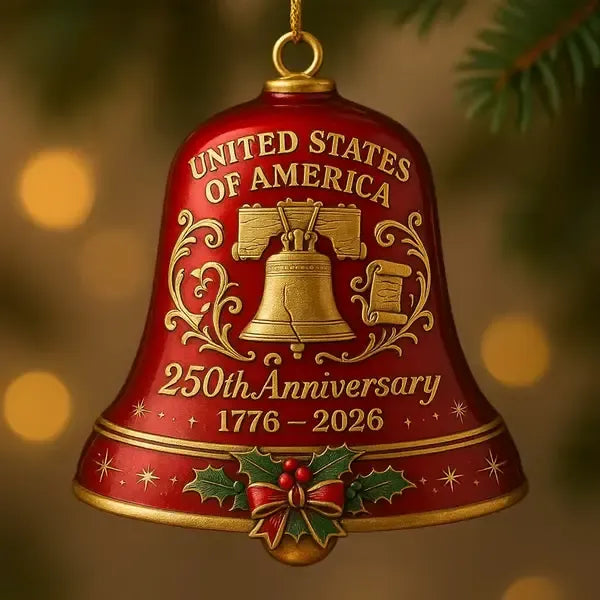 🔥 Edición Limitada: Campana Conmemorativa del 250 Aniversario de los Estados Unidos (1776-2026)