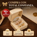 Elegancia Atemporal - Anillo de Eternidad con Moissanita Premium 🔥 Oferta Relámpago Final: 90% de Descuento 🎖️
