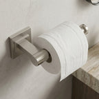 Modern Brushed Nickel Wall-Mounted Toilet Paper Holder