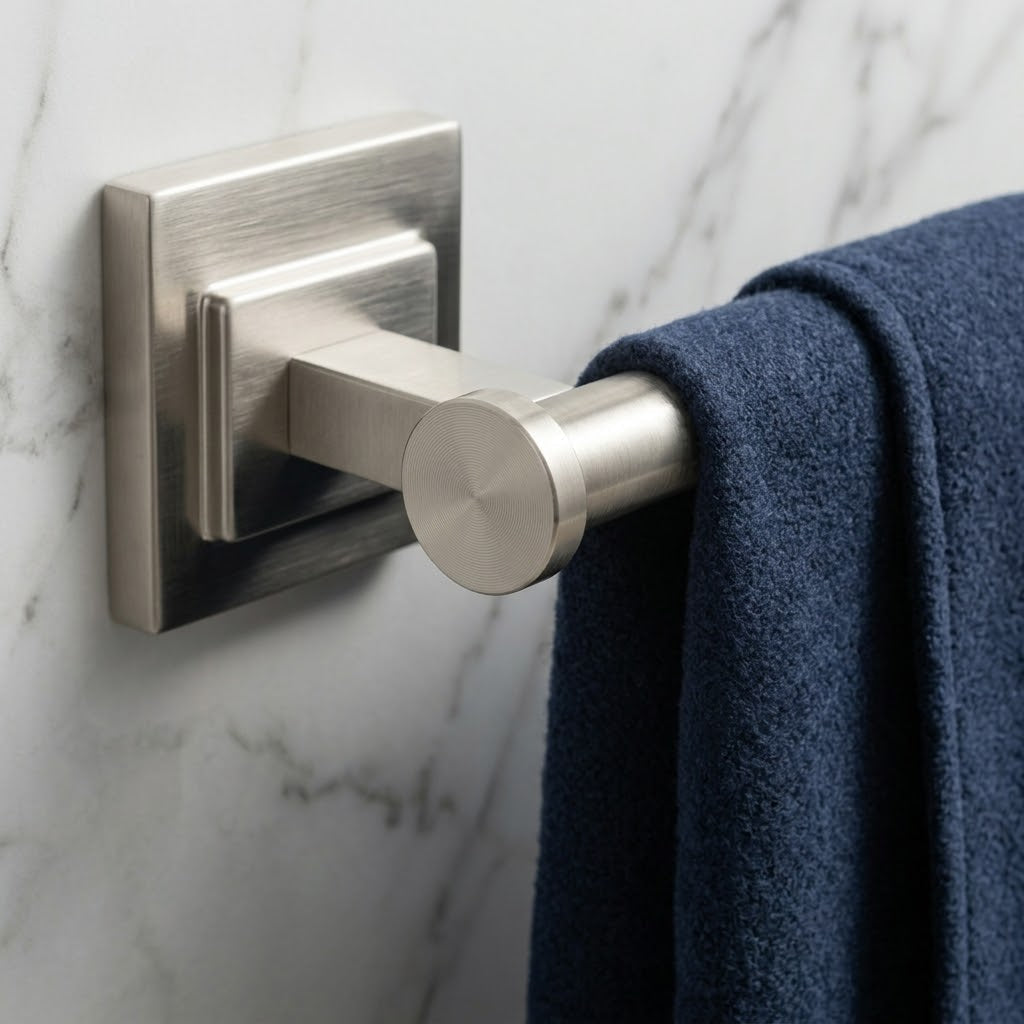 Modern Brushed Nickel Wall Hook