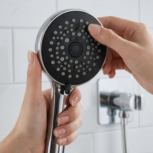 Square Rainfall Shower Head and Handheld Shower Combo Set