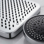 Square Rainfall Shower Head and Handheld Shower Combo Set