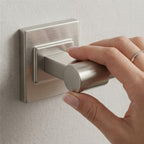 Modern Brushed Nickel Wall-Mounted Toilet Paper Holder