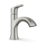 Modern Brushed Nickel Single-Handle Bathroom Faucet