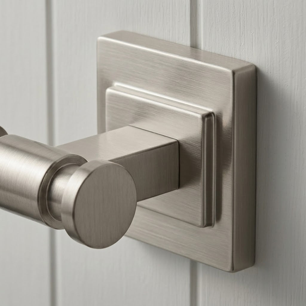 Modern Brushed Nickel Wall Hook