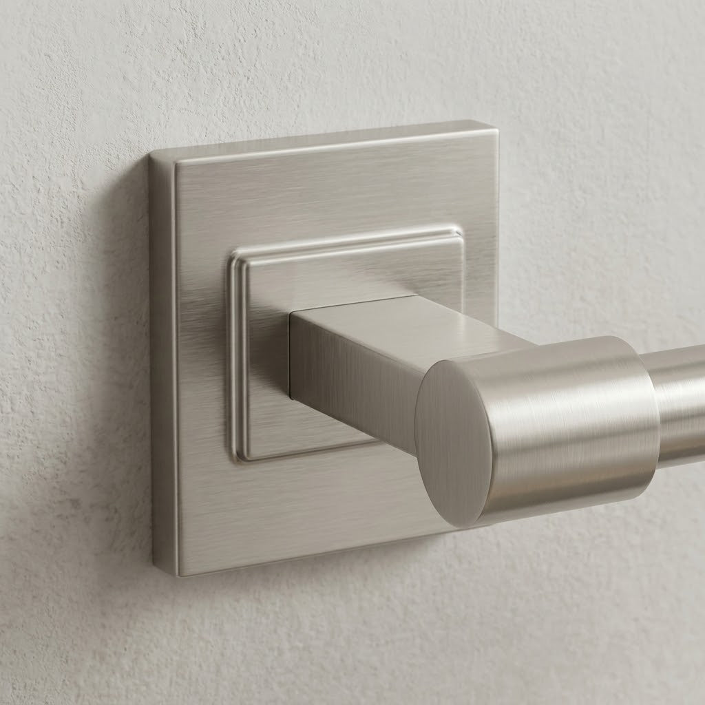 Modern Brushed Nickel Wall-Mounted Toilet Paper Holder