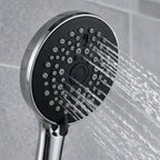 Square Rainfall Shower Head and Handheld Shower Combo Set